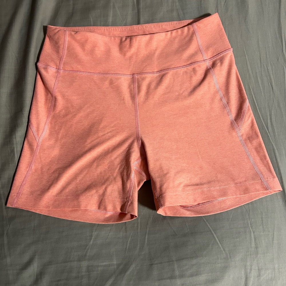 Outdoor Voices Coral Warmup 5" Bike Short Size M